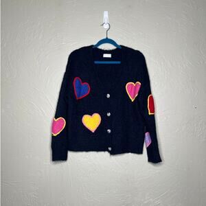 Q2 Heart Cardigan - Size Large